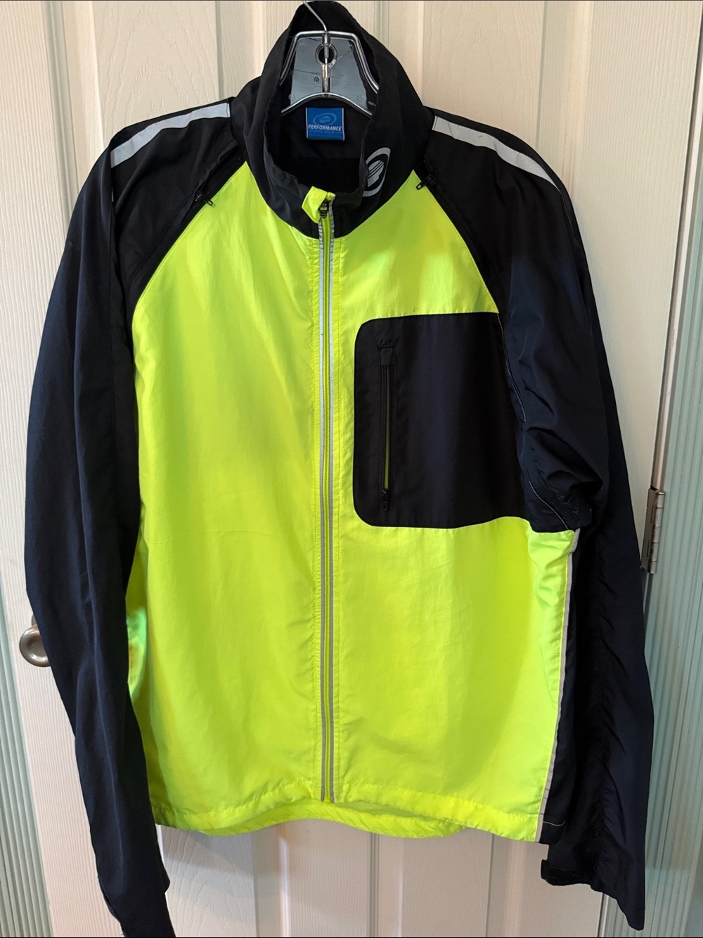 Men's High-Visibility Yellow & Black Performance Jacket